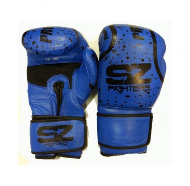 SZ Fighters - Боксови ръкавици Evo Predator / Сини (Естествена кожа)​