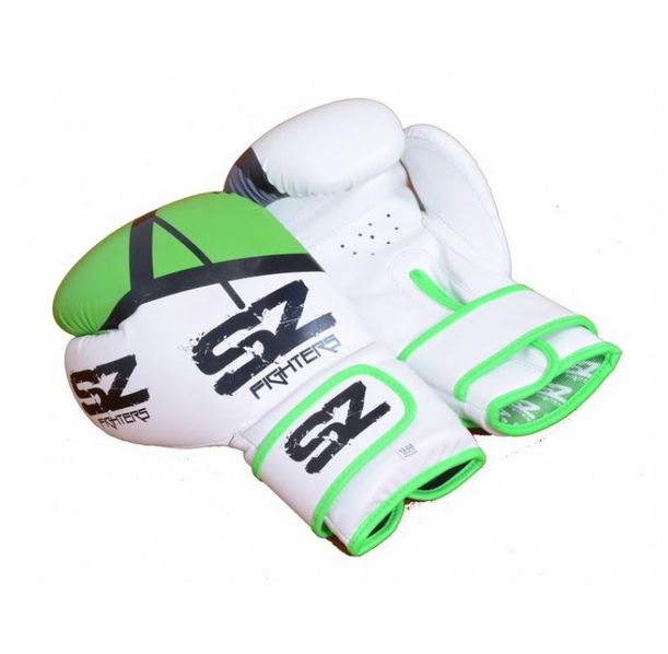 SZ Fighters - Боксови ръкавици Evo Victory - Зелени (Естествена кожа)​