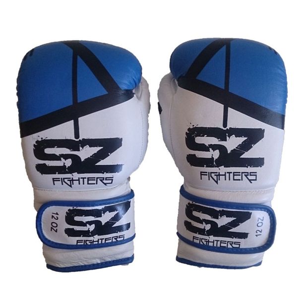 SZ Fighters - Боксови ръкавици Evo Victory - Сини (Естествена кожа)​
