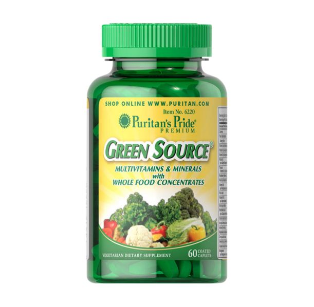 Puritan's Pride - Green Source / 60tabs.​