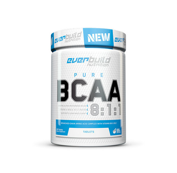 EVERBUILD BCAA 8:1:1 1000mg / 200 tabs.