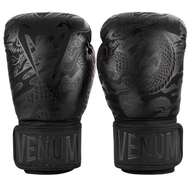 Боксови ръкавици - Venum Dragon's Flight Boxing Gloves - Black/Black​