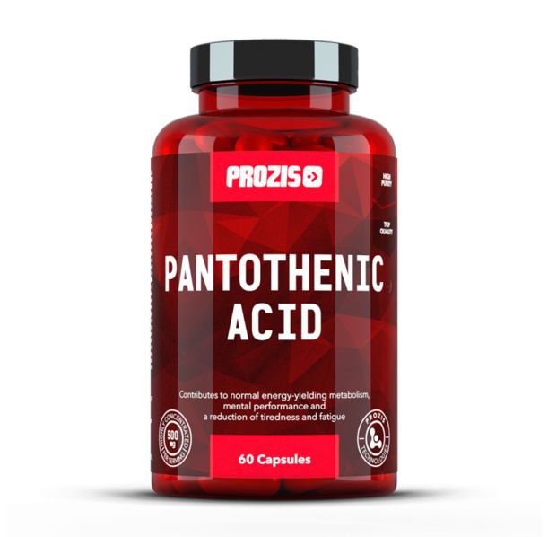 Prozis Pantothenic Acid Vitamin B5 500mg / 60caps.