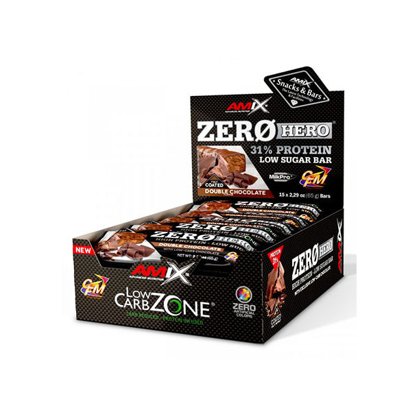 AMIX ZeroHero Protein Bar / 15x65g.