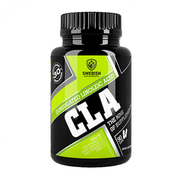 SWEDISH Supplements - CLA 1000 mg / 90 дражета, 90 дози