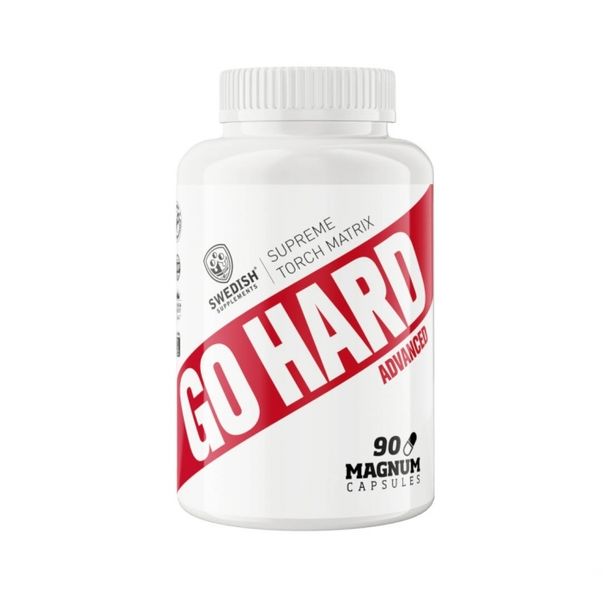 SWEDISH Supplements - Go Hard / Advanced / 90 капсули, 30 дози