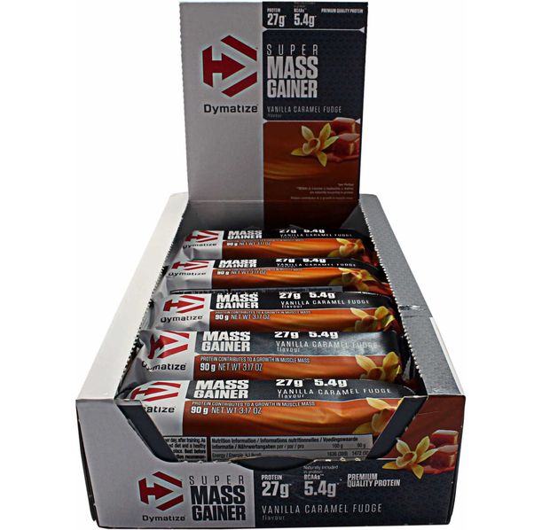 DYMATIZE Super MASS Gainer BAR Box 10 x 90g.