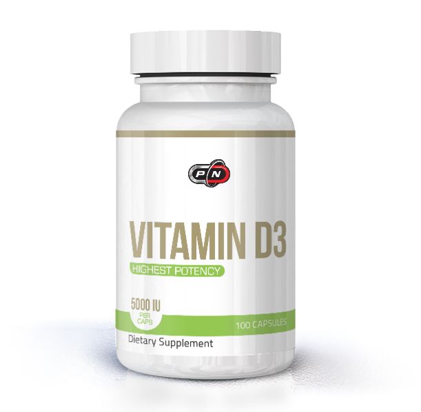 Pure Nutrition - Vitamin D3 5000 IU 100 капсули ​