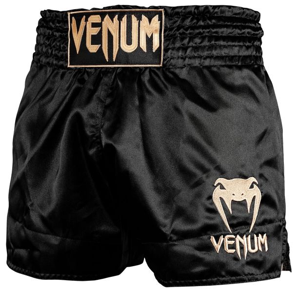 Муай Тай Шорти - Venum Muay Thai Shorts Classic - Black/Gold​