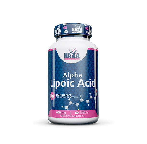 HAYA LABS Time Release Alpha Lipoic Acid 600mg. / 60 tabs.