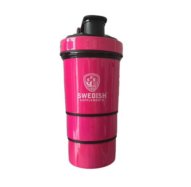 SWEDISH Supplements - Metal Shaker / SWEDISH Smart Shaker with Ice Puck - Pink