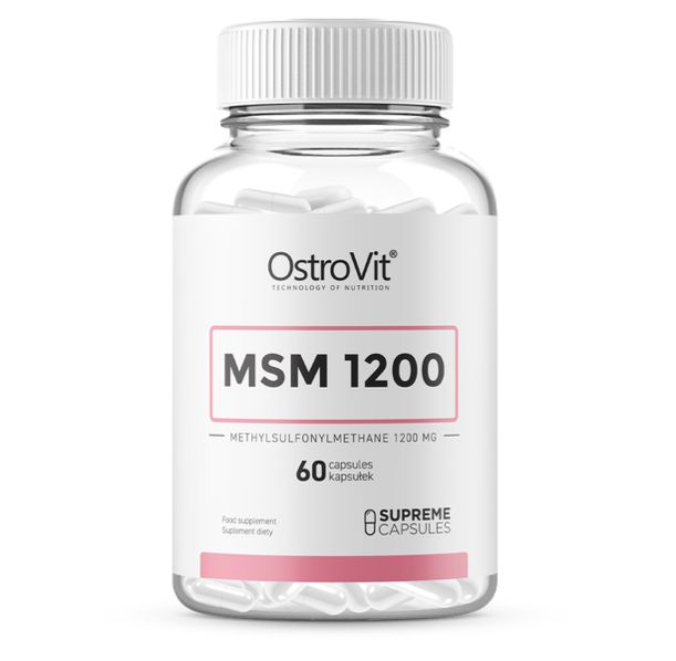 OstroVit MSM 1200 mg - 60 капсули