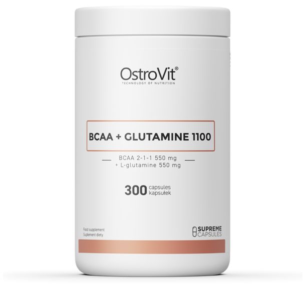 OstroVit BCAA + Glutamine 1100 / 300 капсули