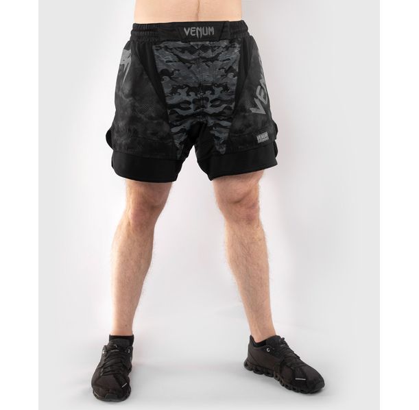 Шорти - Venum Defender Fightshort - Dark camo​