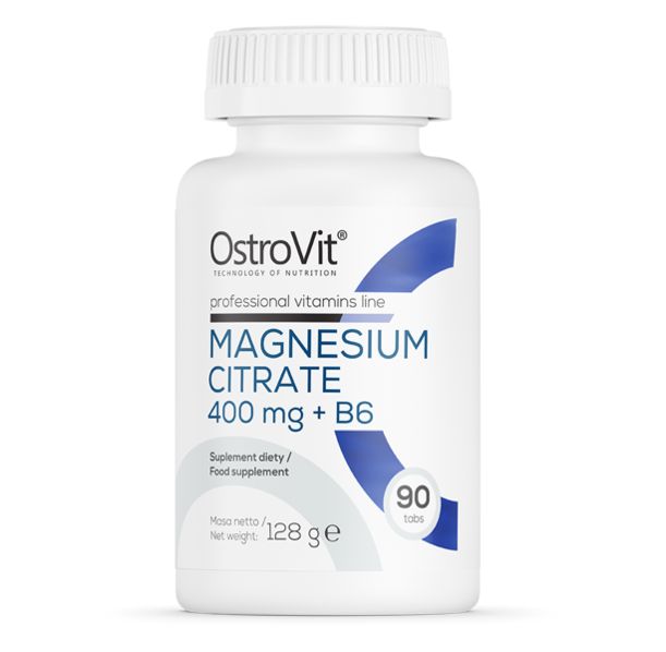 OstroVit - Magnesium Citrate 400 mg + B6 / 90 tab