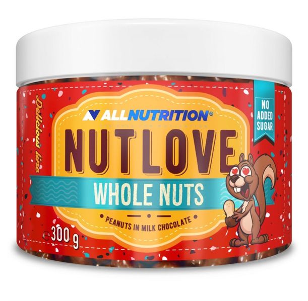 Allnutrition NutLove Whole Nuts - Peanuts - Диетични Ядки