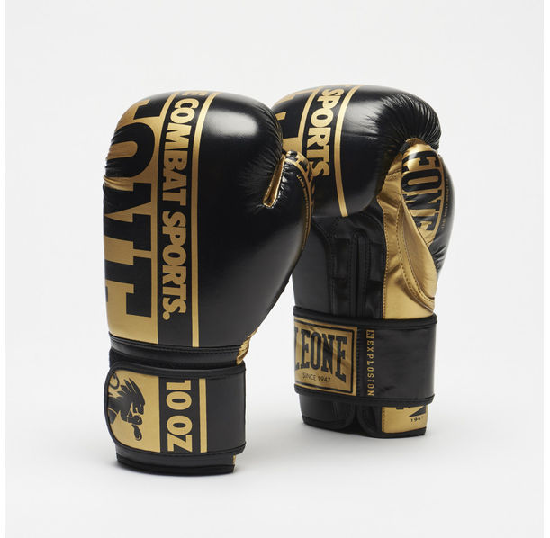 Leone - NEXPLOSION BOXING GLOVES GN322 - Black/Gold