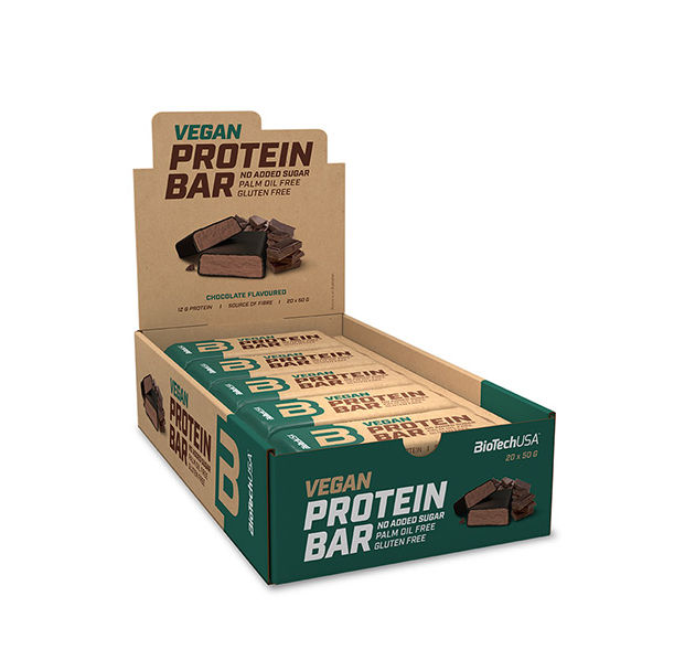 BIOTECH USA Vegan Protein Bar Box / 20 x 50 g