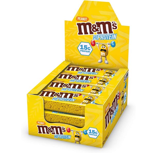 M&amp;M's - M&amp;M's HiProtein Bar / Peanut / 12 x 51g​