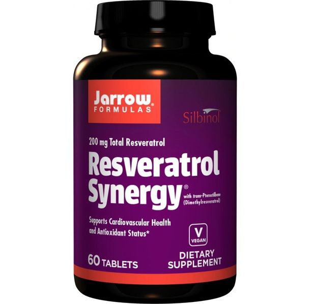 Jarrow Formulas Resveratrol Synergy® 200mg - Ресвератрол