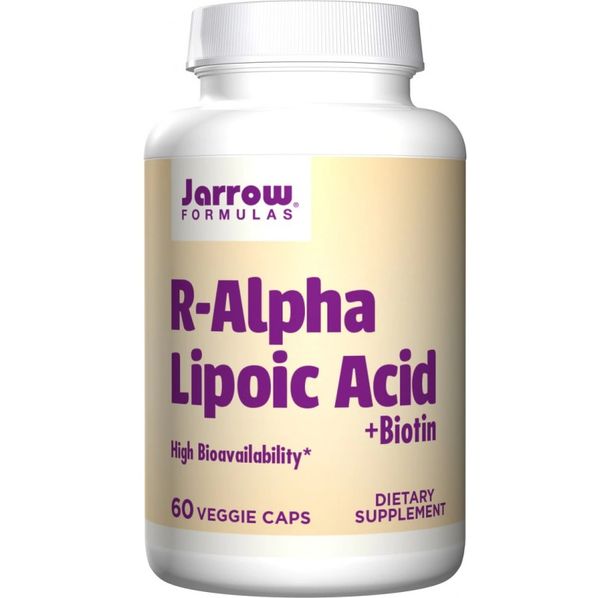 Jarrow Formulas R-Alpha Lipoic Acid 100mg + Biotin - Алфа Липоева Киселина + Биотин