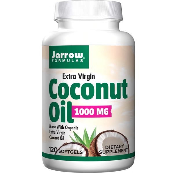 Jarrow Formulas Coconut Oil 1000mg Extra Virgin - Екстракт от Кокосово Масло