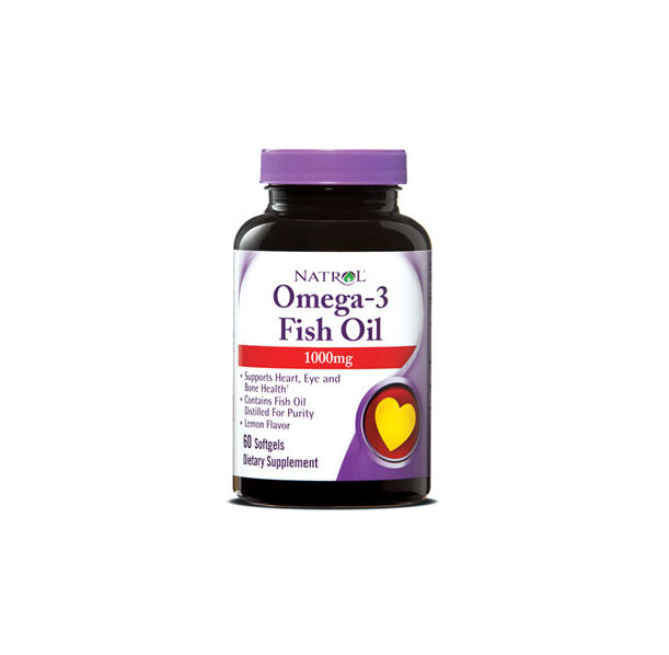 Natrol - Omega-3 Fish Oil 1000mg. / 60 softgel