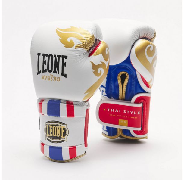 Leone - BOXING GLOVES THAI STYLE - White - GN114