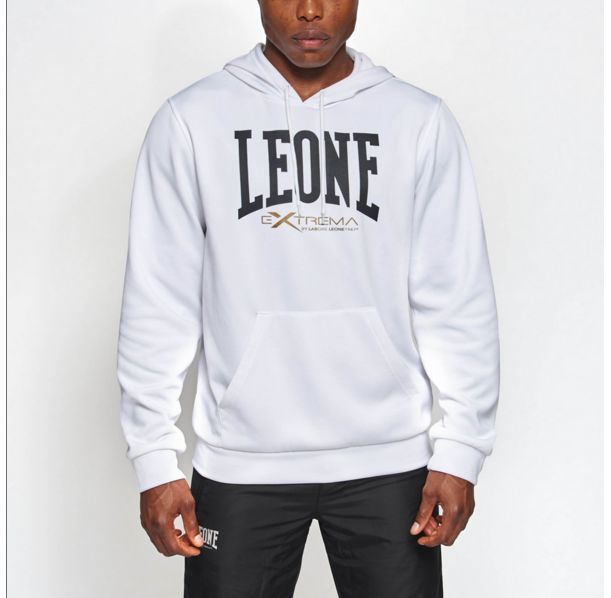 Суитшърт - Leone LOGO hooded sweatshirt - White