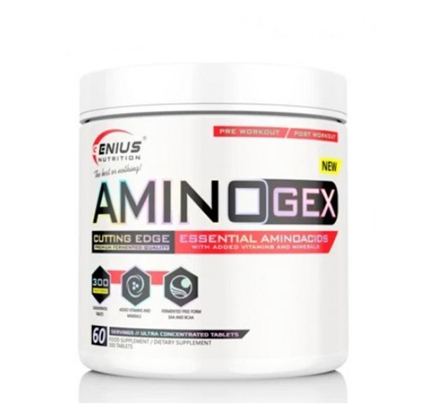 Genius Nutrition AMINOGEX / 60 Servings / 300 Tabs