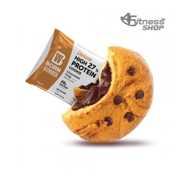 BORN WINNER Deluxe High 27% Protein Cookie Chocolate Chip 75 гр