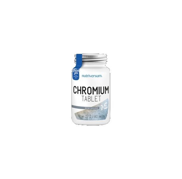 Nutriversum - Chromium Tablet | 200 mcg Chromium Picolinate / 60 tabs.