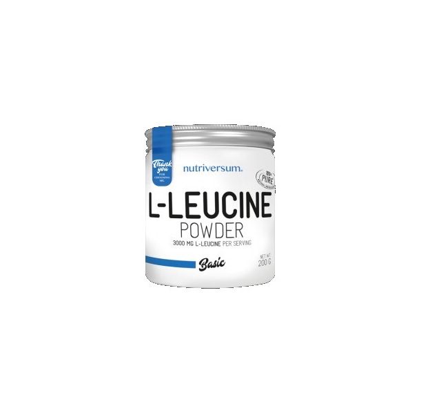 Nutriversum - L-Leucine Powder | 100% Pure Leucine / 200 gr.