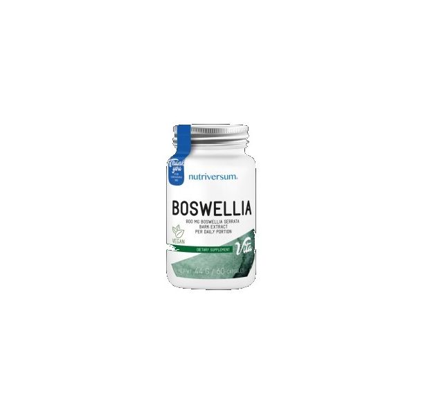 Nutriversum - Boswellia 400 mg | Boswellia Serrata Bark Extract / 60 капсули, 30 дози
