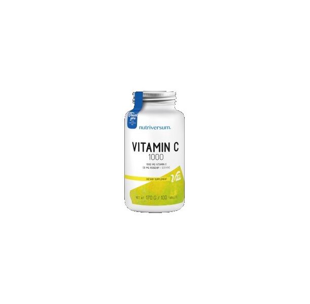 Nutriversum - Vitamin C 1000 | with Rose Hips / 100 tabs.