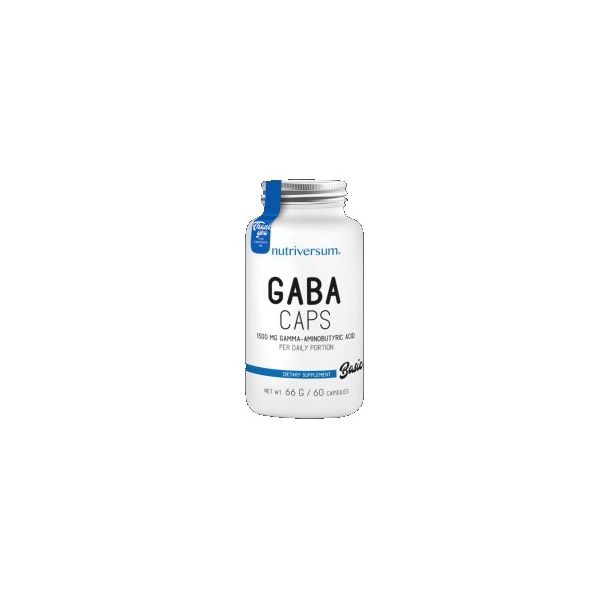Nutriversum - GABA 750 mg / 60 капсули, 60 дози
