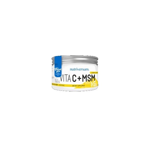 Nutriversum - Vita C + MSM / 150 грама, 75 дози