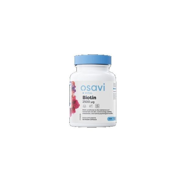 Osavi - Biotin 2500 mcg / 120 капсули