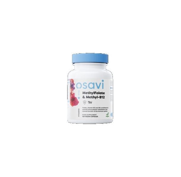 Osavi - MethylFolate & Methyl-B12 | with Quatrefolic® / 120 капсули