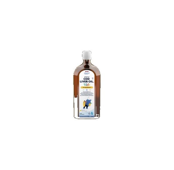 Osavi - Norwegian Cod Liver Oil Kids | Lemon Flavored Liquid Omega / 500 мл