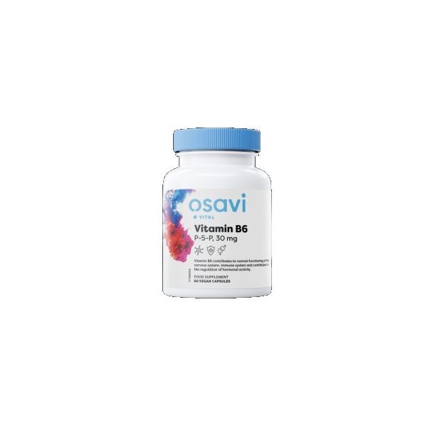 Osavi - Vitamin B6 | P-5-P 30 mg / 60 капсули