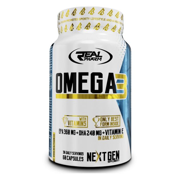 Real Pharm - Omega 3 Real Pharm 60 дражета​