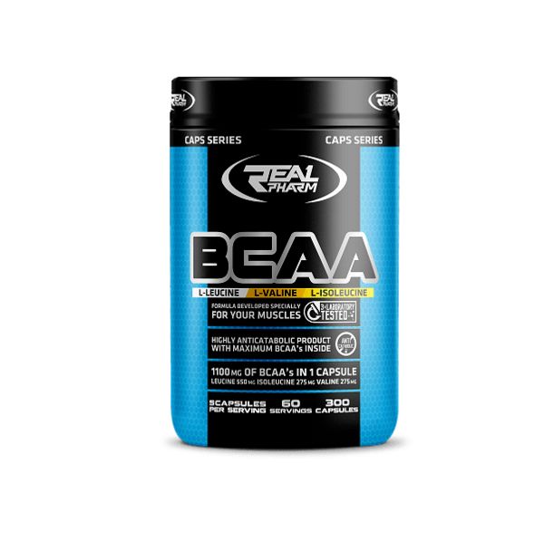 Real Pharm - BCAA 1100mg Real Pharm 300 капсули​