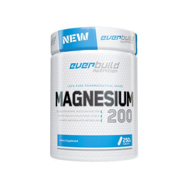 EVERBUILD Magnesium Citrate 200mg / 250 Tabs.