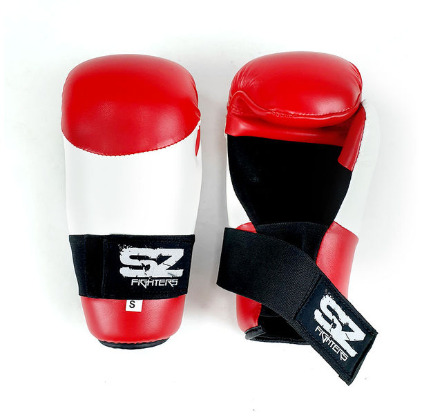 SZ Fighters - Отворени ръкавици за Таекуондо - Червени