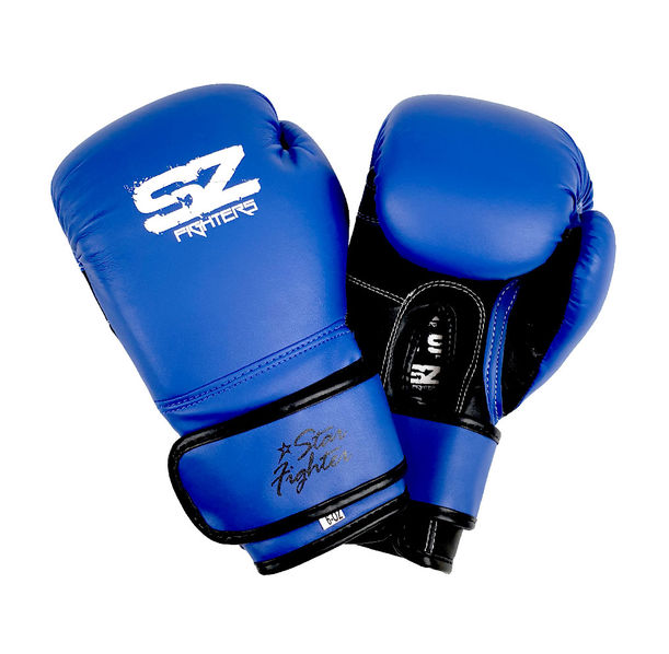 SZ Fighters - Боксови ръкавици за ДЕЦА Изкуствена кожа - Kids - Blue