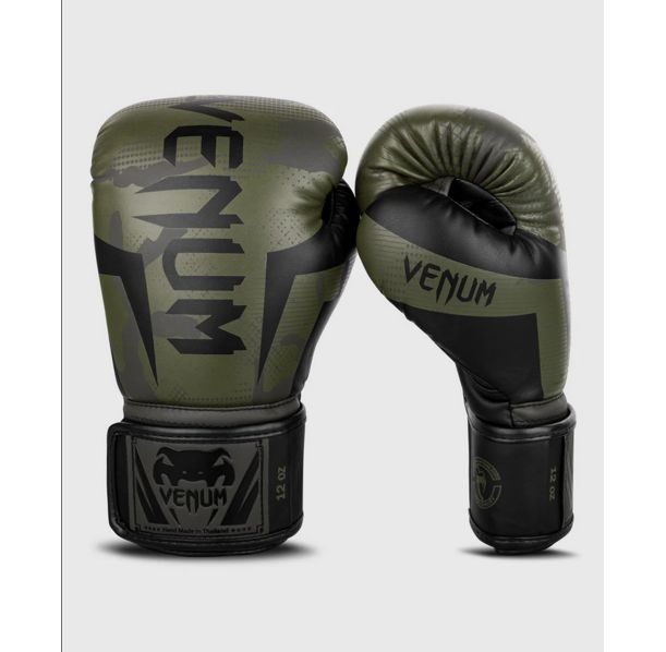 Боксови Ръкавици - Venum Elite Boxing Gloves - Khaki camo​