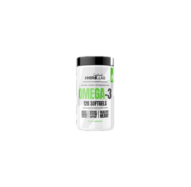 Hero.Lab - Omega-3 Fish Oil | 65% EPA + DHA / 120 Гел капсули