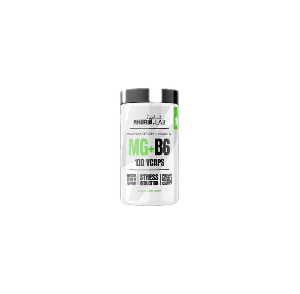 Hero.Lab - MG + B6 | Magnesium Citrate + B6 / 100 капсули