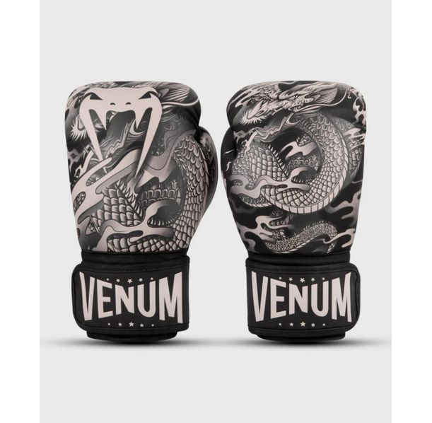 Боксови ръкавици - Venum Dragon's Flight Boxing Gloves - Black/Sand​